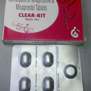 Clear kit tablet 200mg/200mcg is a combination of two medicines, which is used for medical abortion (terminating a pregnancy